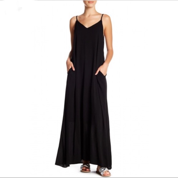 west kei gauze maxi dress